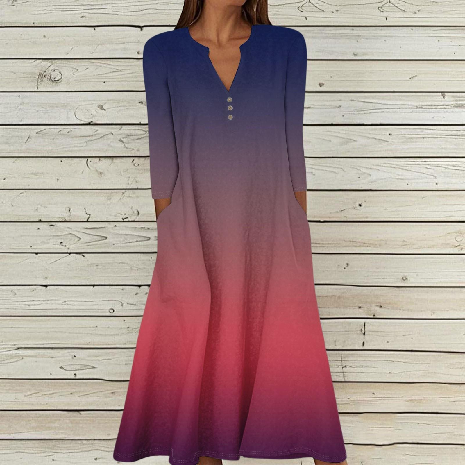 

Женское повседневное и модное платье средней длины без рукавов с круглым вырезом XXL горячий розовый