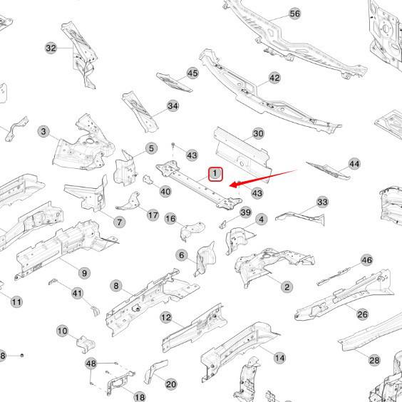 1075042-00-G Fits Tesla Model 3/Y Battery Crossbeams from 2019-2020.
