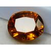 12.33 Carat Natural Fire Orange Sapphire   Oval Cut Sparkling Gems A+