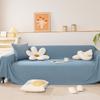 Solid Color Sofa Cover Towel Chenier Sofa Cushion All-inclusive Non-slip Cover Modern Simple Universal Cover