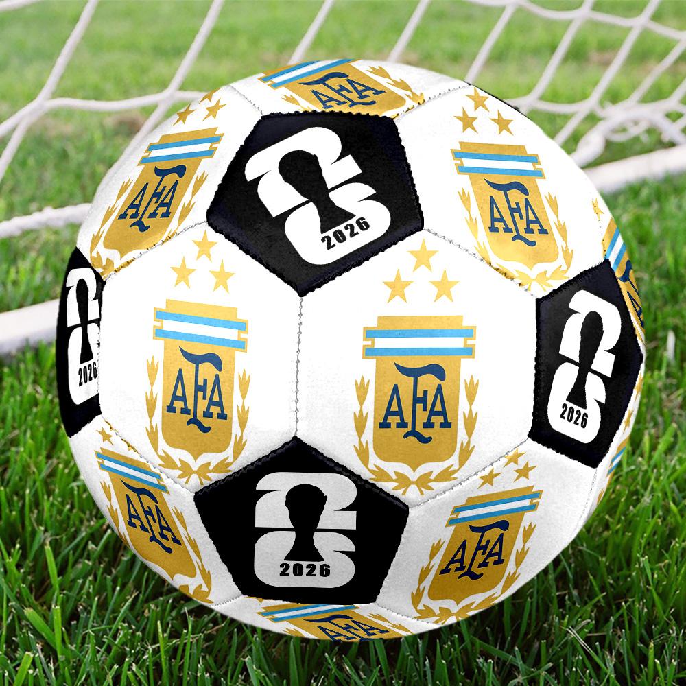 1pc Argentina Football Size 5 Soccer Ball Professional Match Training Football Indoor &Outdoor Sports Ball Club Training Ball Lightweight Durable y47