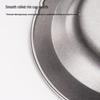 Outdoor Camping Stainless Steel Non-stick Dinner Plate