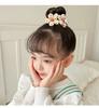 Korean Cute Flower Scrunchie Children Girls Kid Elastic Hair Rubber Band Accessories Tie Hair Ring Rope Headdress Ornaments