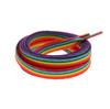 Trendy Rainbow Gradient Vertical Stripe Shoelaces for Men
