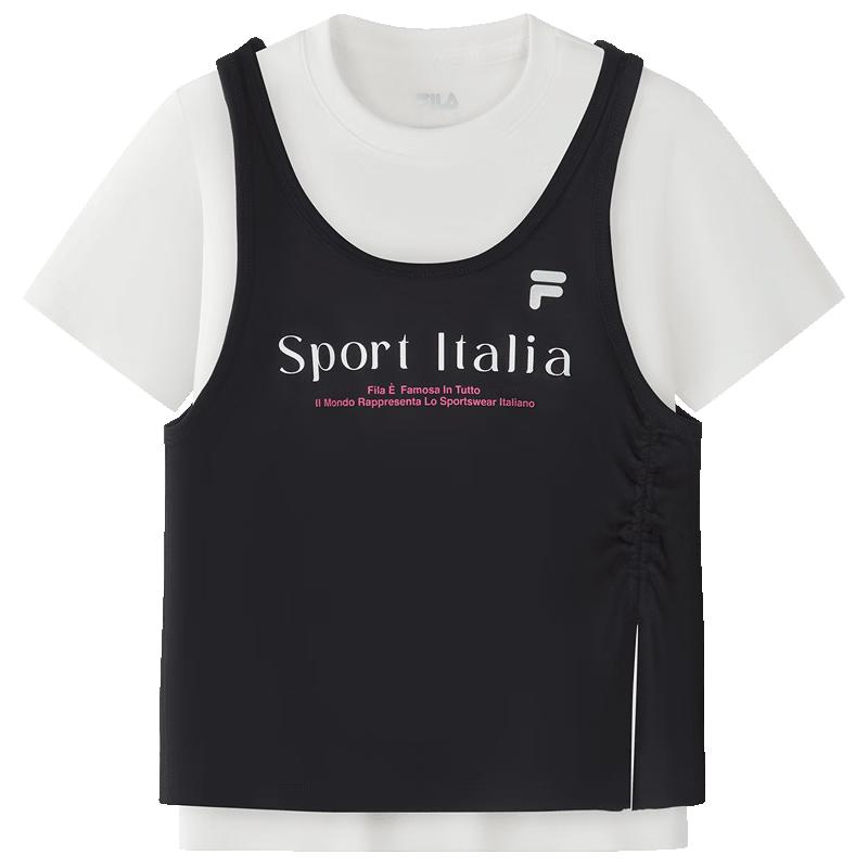 

FILA Girls Legend Blue Cotton Short Sleeve T-Shirt 160