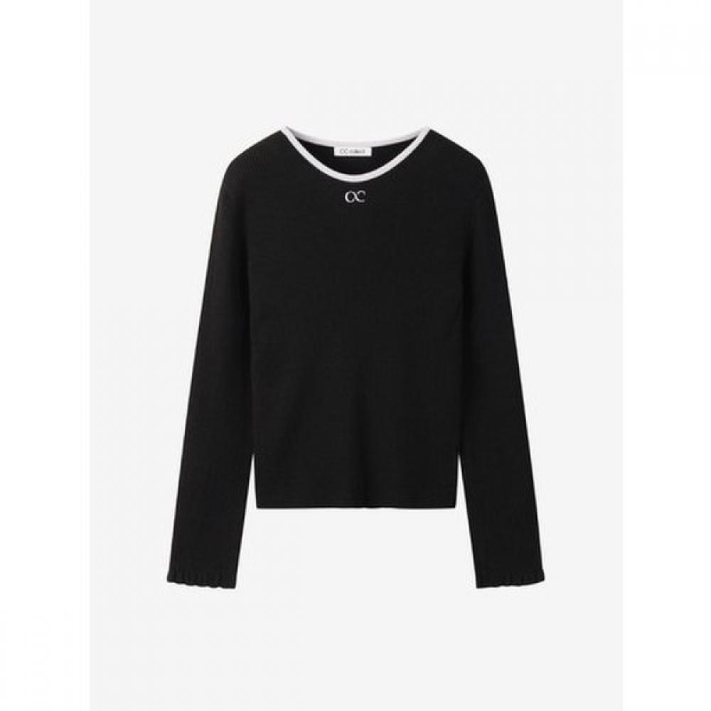 Cc Collect Piping Rib Knit Pullover  C261ksk001 