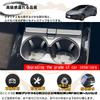 DodoxDIY Compatible New Prius 60 Series Accessories Center Console Cup Holder Panel Cover Dress Up Custom Interior Parts Satin Silver