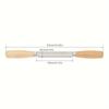 1pc Ashtree Wooden Handle Woodwork Hand Plane Carving Curved Wood Debarking Hand Tool for Polished Logs