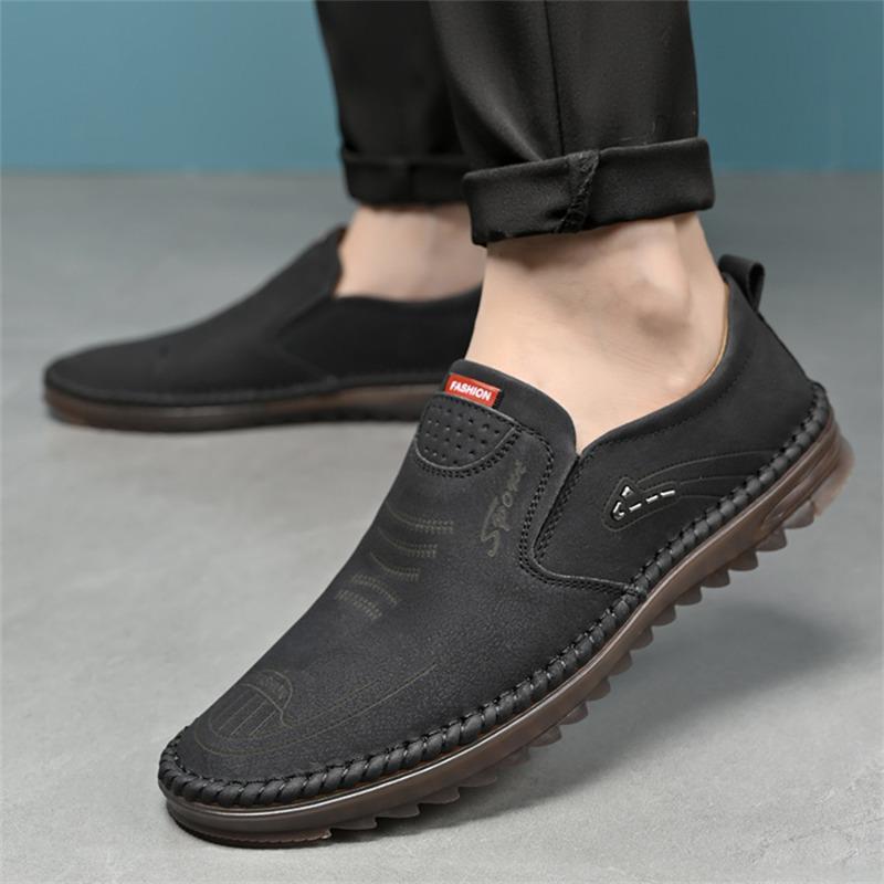 New Men Loafers High Quality Handmade Leather Shoes Moccasins Fashion Casual Shoes for Men Soft Sole Driving Shoes Zapato Hombre