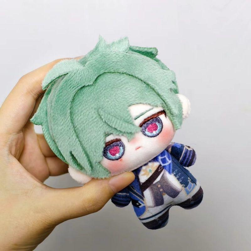 10cm Plüsch Genshin Impact Lohen Plüschtiere Lohen Plüschpuppen Rucksack Dekorative Anhänger Schlüsselanhänger Geburtstag Weihnachten Geschenk gray
