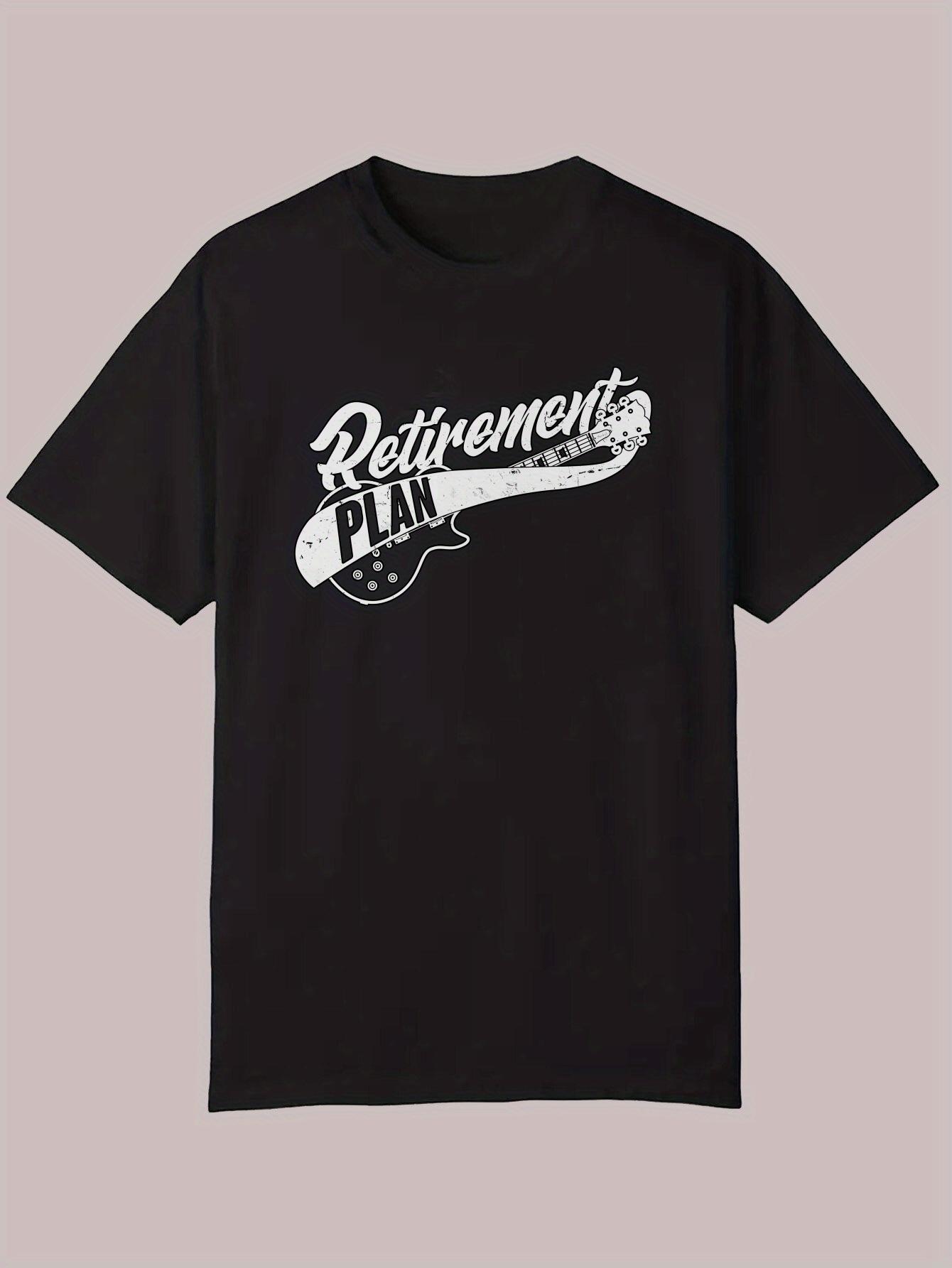 Casual Summer T-shirt - PLAN Retirement Graphic S