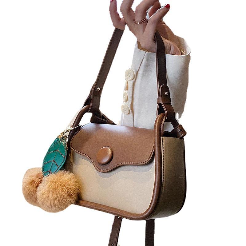 Simple Bag Women'S Bag Foreign Style Shoulder Bag Temperament Messenger Bag Fashion Small Square Bag