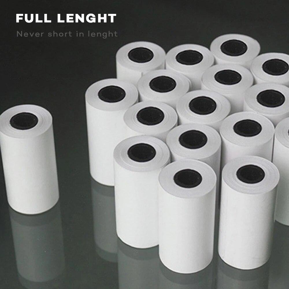 3Rolls 56*30mm Papel Térmico Adesivo Imprimível Compatível com Câmera de Impressão Instantânea Infantil Impressora Fotográfica Térmica