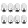 8pcs Wheel Lug Nuts M10 For Atv Cars Trucks Durable Steel Corrosion Resistant Universal Automotive Tire Accessories