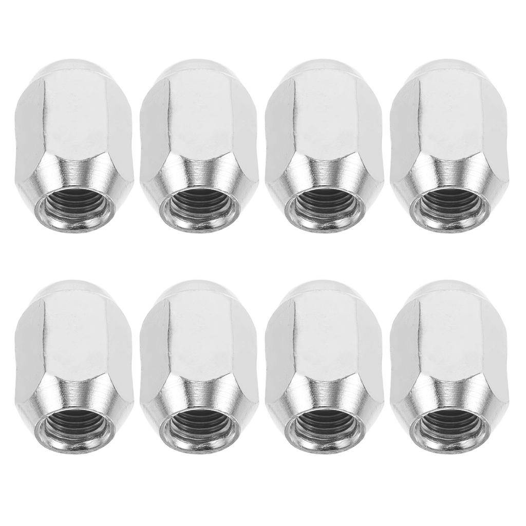 8pcs Wheel Lug Nuts M10 For Atv Cars Trucks Durable Steel Corrosion Resistant Universal Automotive Tire Accessories