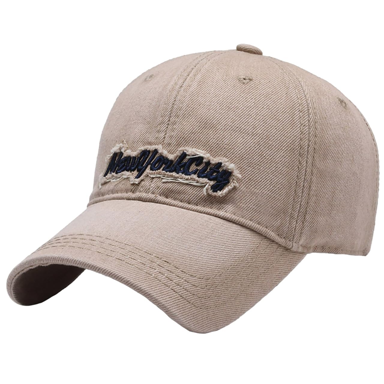 

Джинсовая кепка с вышитым логотипом, модный аксессуар, стильная, мужская, женская CZA222 [Белый Клык] (хаки)