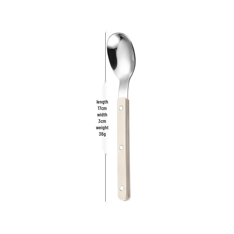 ZISIZ Stainless Steel Rivet Handle Cutlery Set