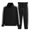 Sports Suit Men's Casual Color-blocking Stand Collar Two-piece Men's Suit