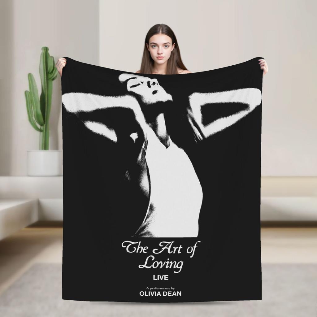 Singer Olivia Dean Blanket Multi-size Warm Cozy Fluffy  Throw Blankets for Couch Sofa and Bed