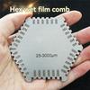 AEE4-Stainless Steel Wet Film Comb Paint Coating Wet Film Thickness Gauge Comb Gauge Film
