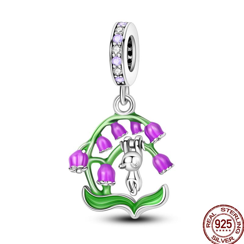 Copper Colorful Butterfly Insect Animal Giraffe Cute Kitten Beaded Beads Suitable Fit Pan Original Bracelet