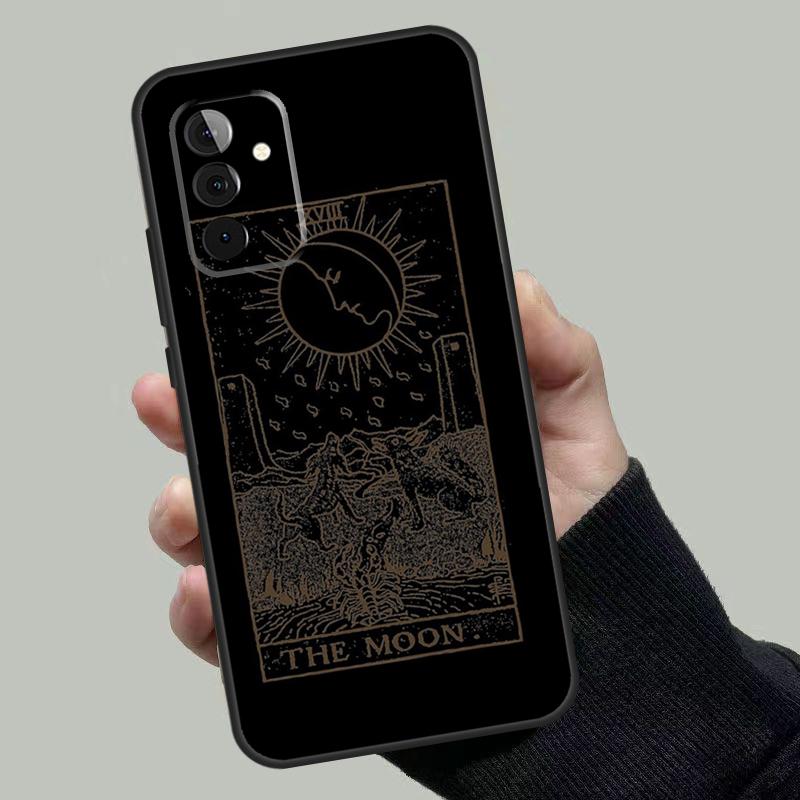 Tarot Moon Case For Samsung Galaxy A06 A16 A26 A36 A56 A53 A32 A52 A33 A13 A55 A35 A15 A14 A34 A54 A17