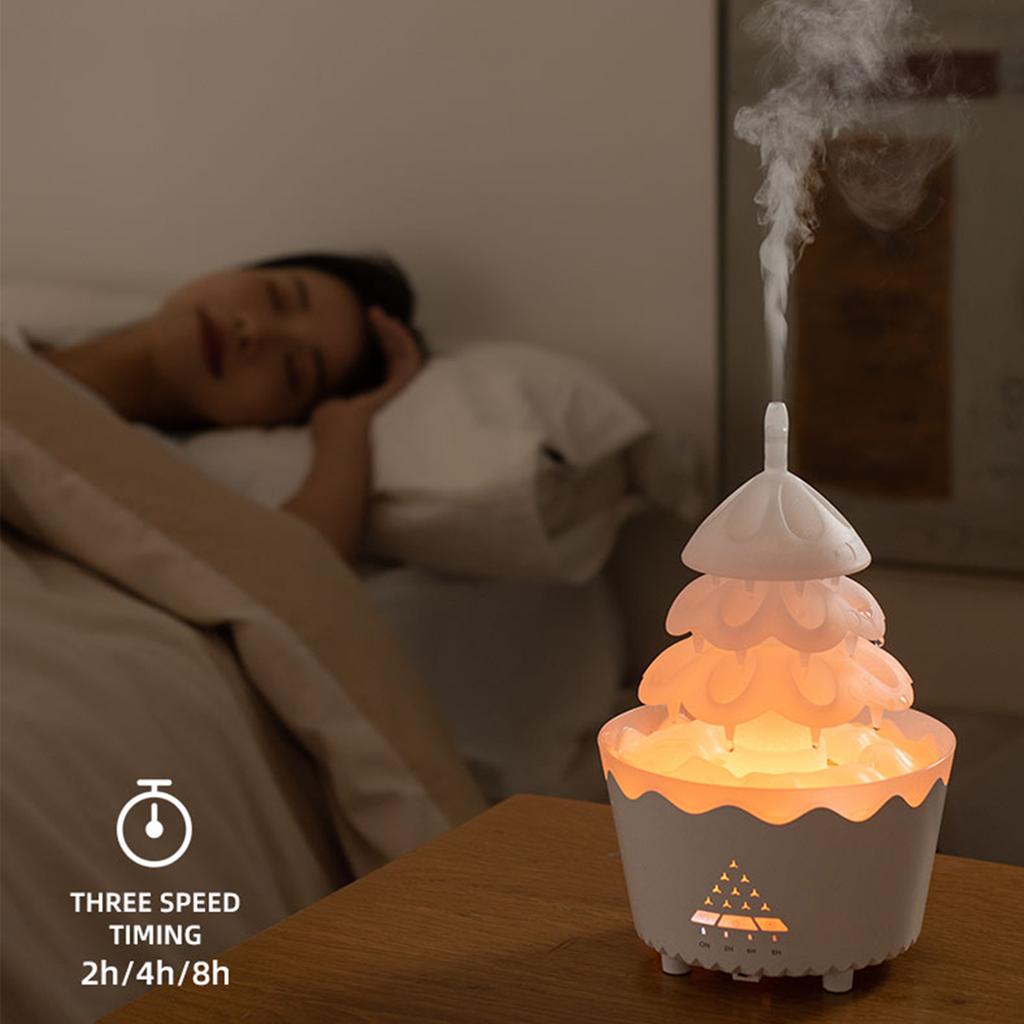 Christmas Tree Humidifier Large Mist Aromatherapy Diffuser with Essential Oil for Home Desktop