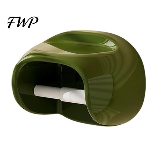 Quick Install Toilet Paper Rack Roll Holder No Drilling Wall Mount with Top Sophisticated Bathroom Decor Storage Shelf Durable Space Saving