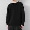 Mannen T-shirt Lange Mouwen Ronde Hals Vochtafvoerend Normale pasvorm Casual Lente Herfst Effen Kleur Mannelijke Basic Trui Top streetwear