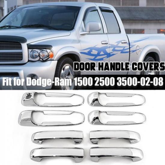 for 02-08 Dodge RAM 1500 2500 3500/ 04-09 Dodge Durango Chrome Door Handle Cover