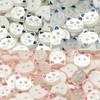 40pcs Cute Resin Cat Buttons 12mm Kitten Head Buttons Fashionable Kitty Buttons  Cardigan Sweater