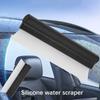 Car Flexible Soft Silicone Wiper Window Cleaning Glass Scraper Silicone Handy Squeegee Auto Blade Clean Scraping Film Scraper