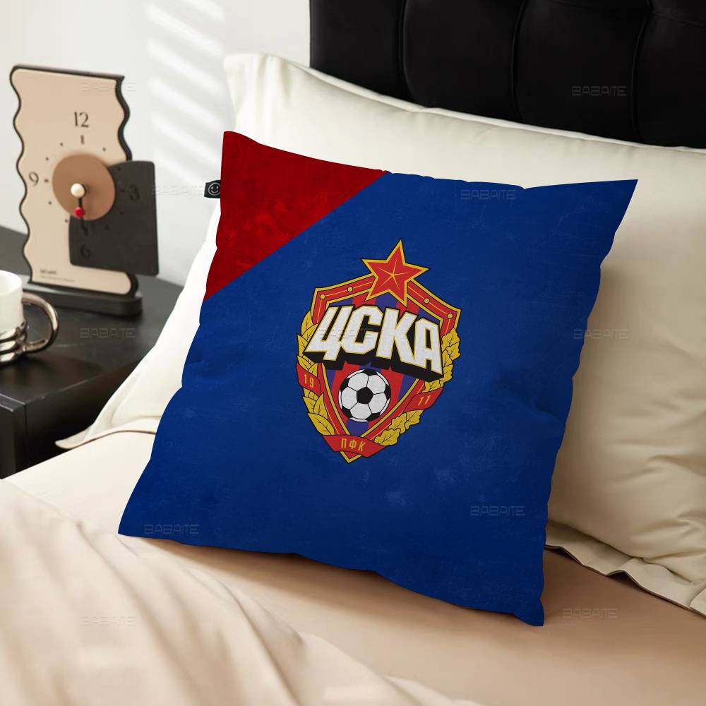 C-CSKAS Football Team Pillow Gifts Home Office Furnishings Bedroom Sofa Car Cushion Cover Case 45x45cm