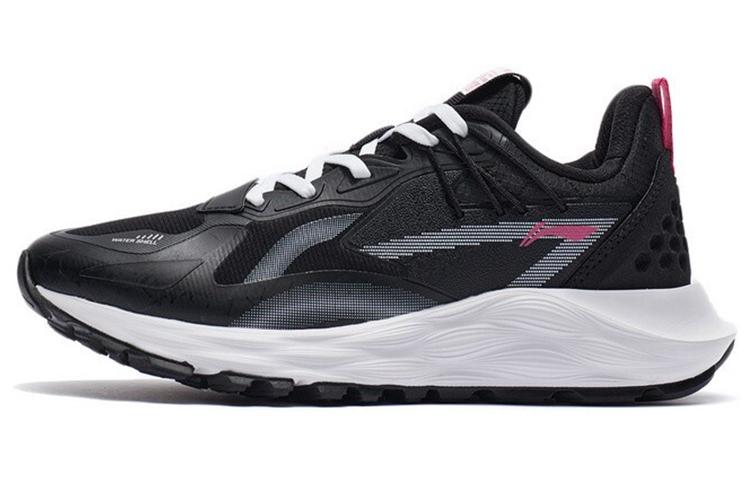 Li Ning Cloud Shield PLUS Низкие Беговые Кроссовки Женские Черные AGLR232-2 35