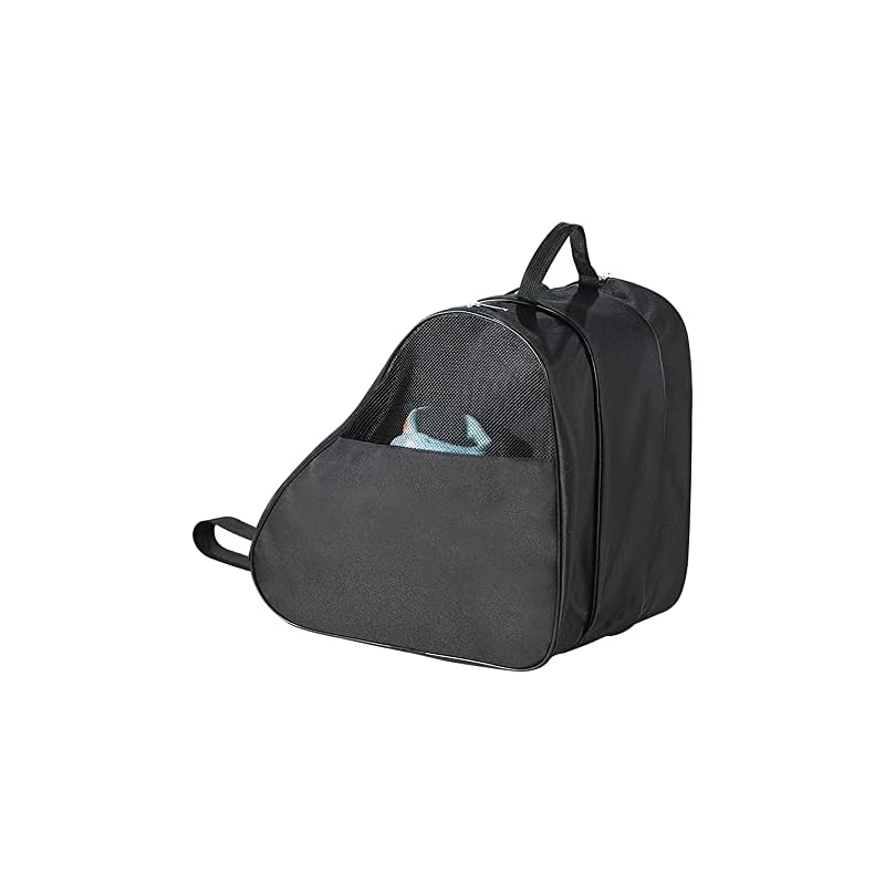 Oikabio Ice Skating Bag, Roller Skating Bag with Adjustable Shoulder Strap, Outdoor Skating Bag for Girls, Boys, and Most Adults