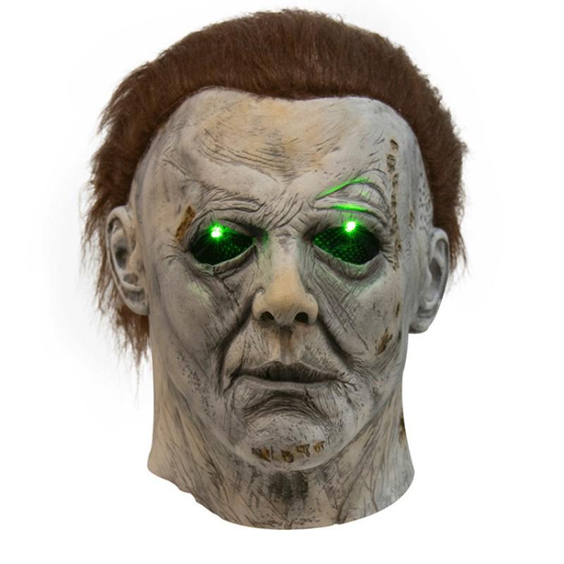 Halloween Michael Myers Latex Mask Horror Cosplay Costume Parties