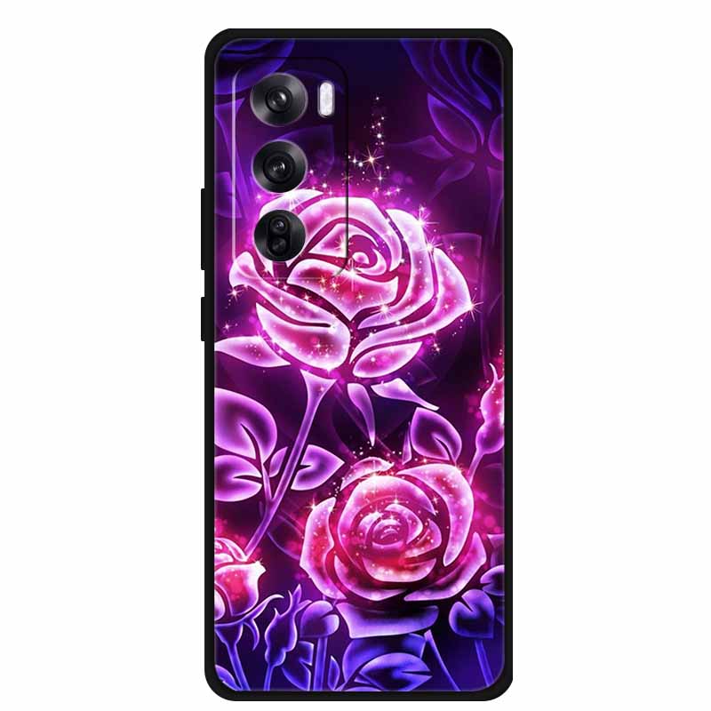 Funda For OPPO Reno 12 / Reno12 Pro Global Case Fashion Printed Soft Silicone Back Cover For Reno12 Pro Cat Phone Case Reno12 5G