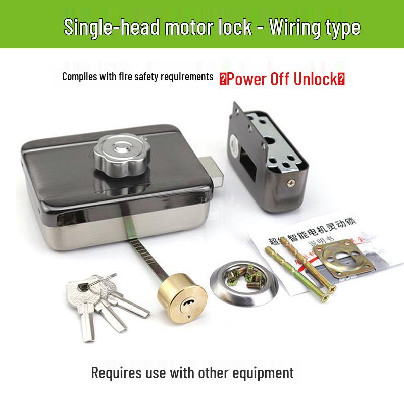 Electric Control Silent Iron Lock for Rental House Doors