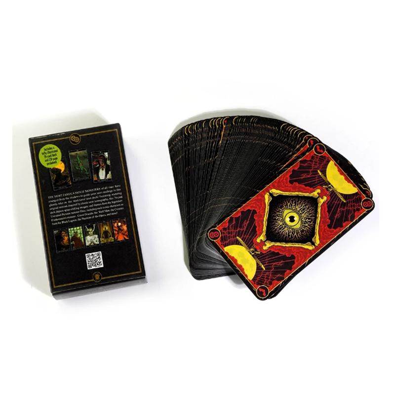 Newest 78pcs Cards Universal Monsters Tarot Deck 10.5*6.3cm Bring The Spooky Spirit of Classic Movie Monsters To Tarot Readings