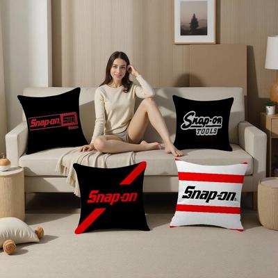 S-Snap O-OnS Decorative Room Aesthetics Pillow Case Home Decor Bedroom Sofa Bed Couch Pillow Cover 45x45