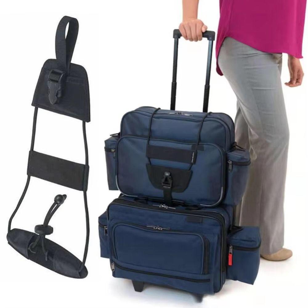 Adjustable Elastic Luggage Strap Lightweight Luggage Bungee Strap Suitcase Fixed Belt Travel Use