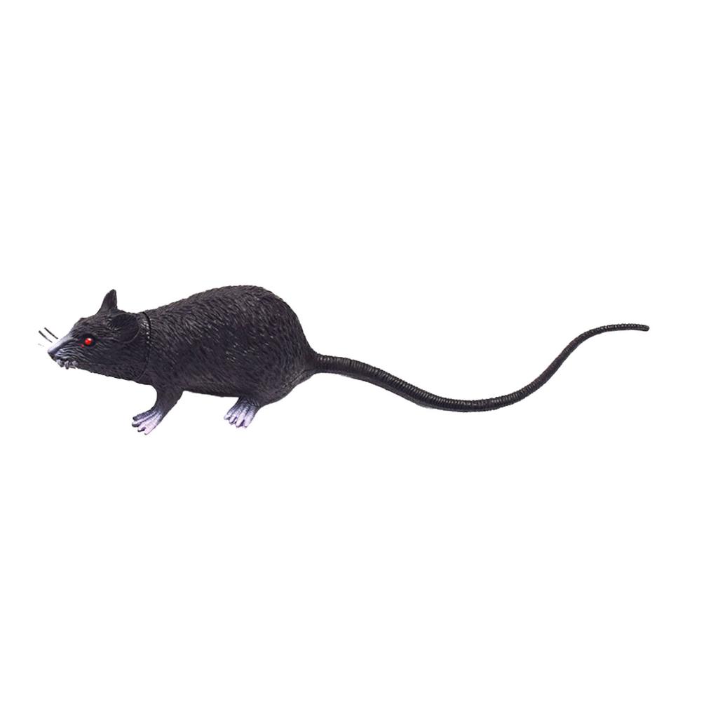 Small Simulated Mouse Model Realistic Look Feel Plastic Terror Mouse Figurines Small Fake Mouse for Halloween