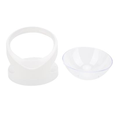 Cat Food Bowls Anti Skid Tilting Neck Protective Cat Feeder with Stand for Cats and Small Dogs