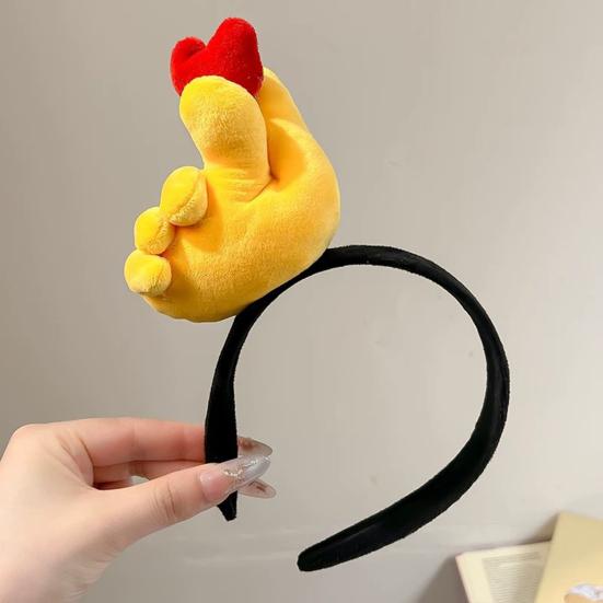 Cosplay čelenka Kreslené srdce Design s postojem palce nahoru Dívčí vlasová obruč Lehká Všestranná čelenka Vlasový doplněk