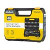 Rebel 46-piece ratchet socket wrench set