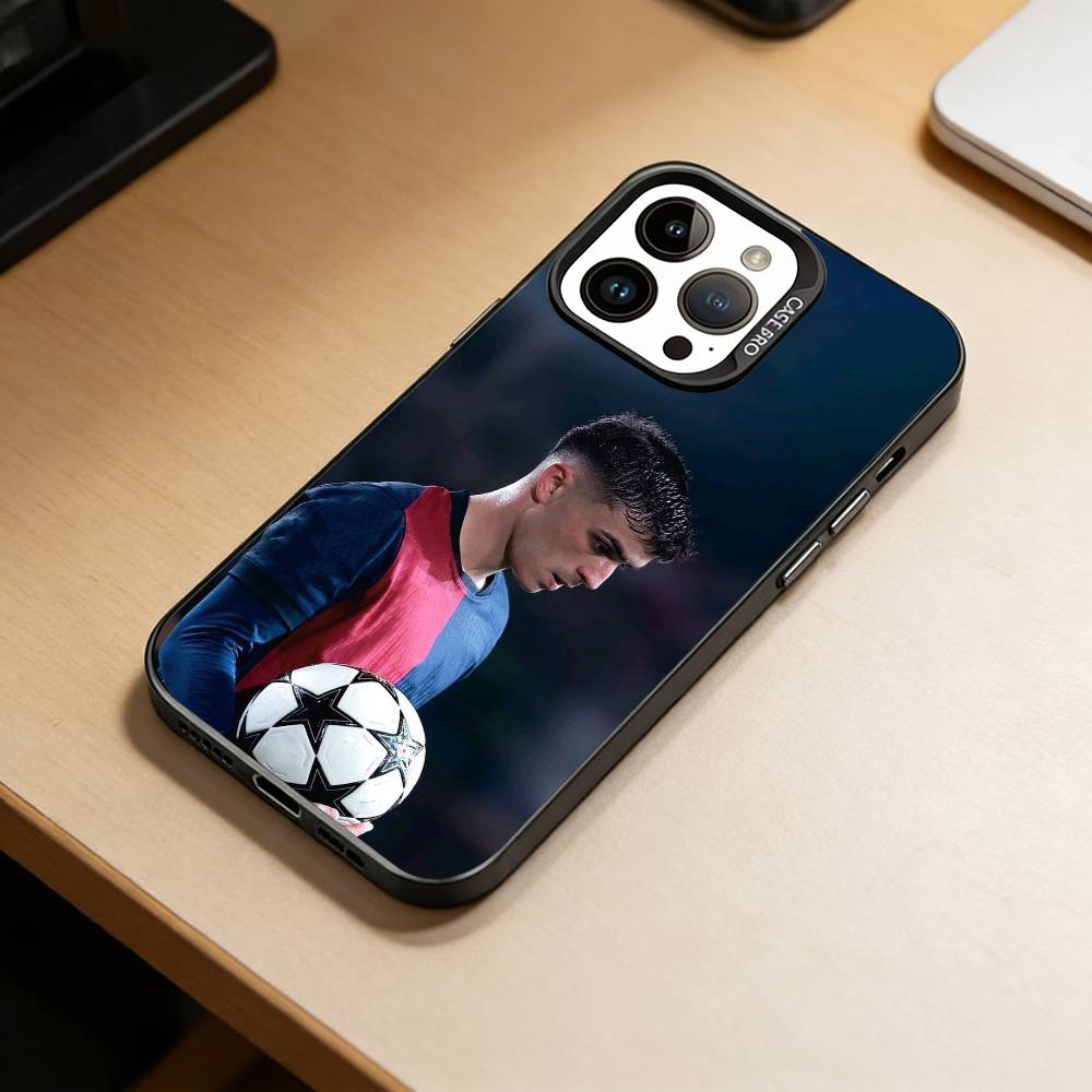 Futbolista Pedri Phone Case For iPhone 17,16,15,14,13,12,11 Plus,Pro Max,XS,Colorful Silver Phone case Funda Cover iPhone16plus