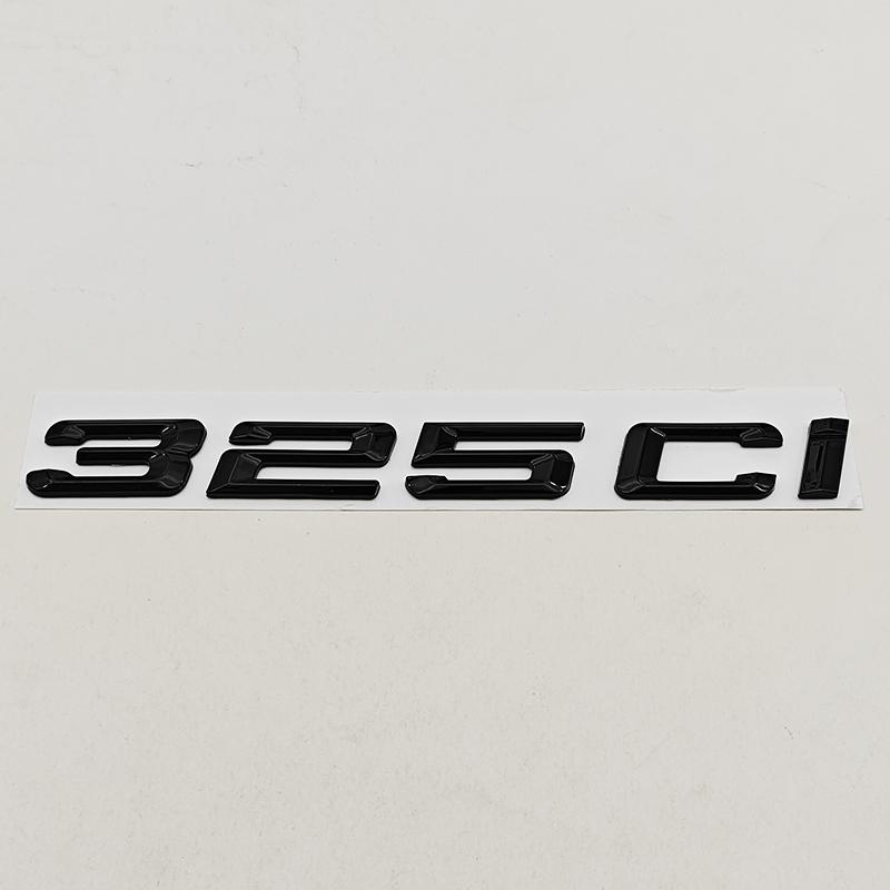 

Gloss Black 318Ci 320Ci 325Ci Car Rear Trunk Letter Badge Emblem For BMW 3 Series E46 E90 E92 E93 Styling Sticker Accessories