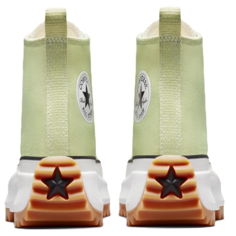 Converse Run Star Hike Platform High Top Espadrilles Unisex Moss Green