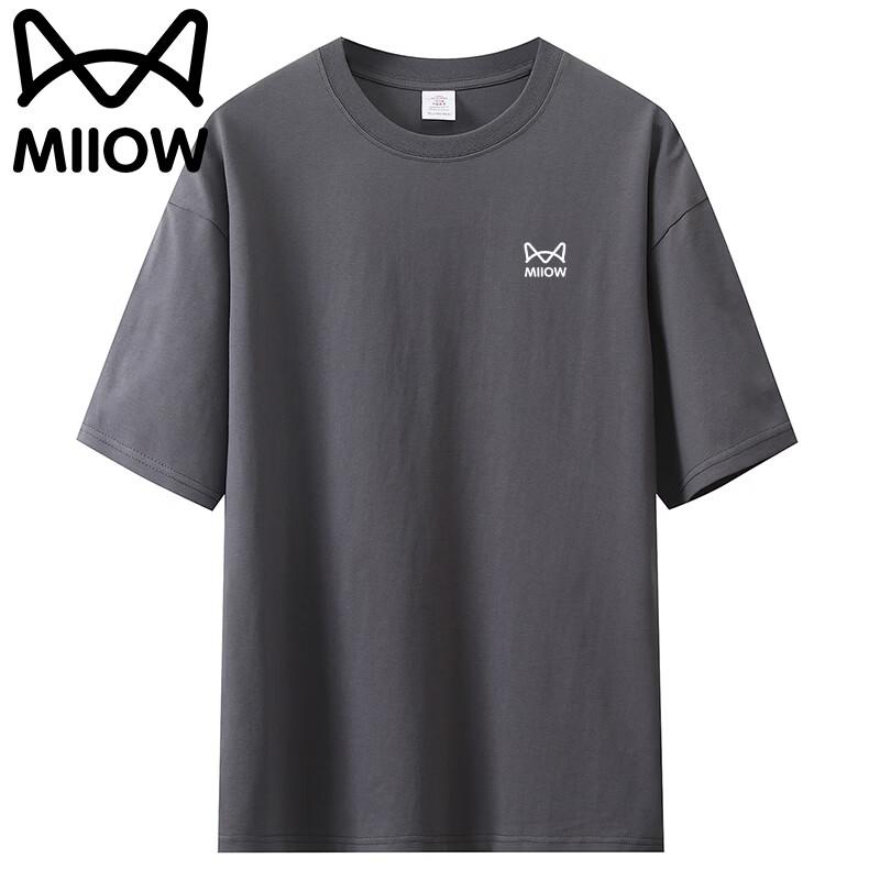 MiiOW Men s Casual Short Sleeve T-Shirt L