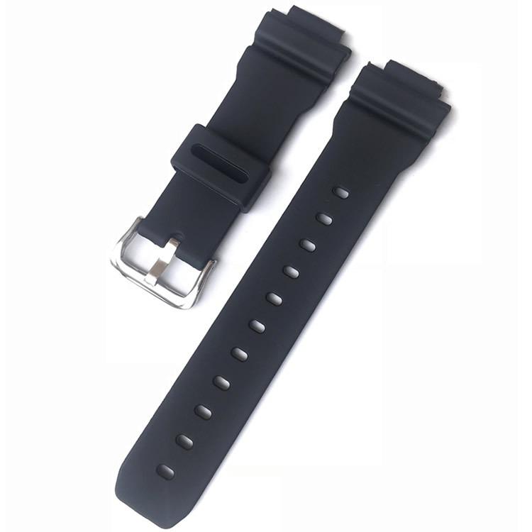 

16 мм силиконовый ремешок для Casio DW-9000/9003/9004 DW-9050/9051/9052 Ремешок Резиновый Водонепроницаемый Браслет Спортивный Наручный Аксессуары 16mm
